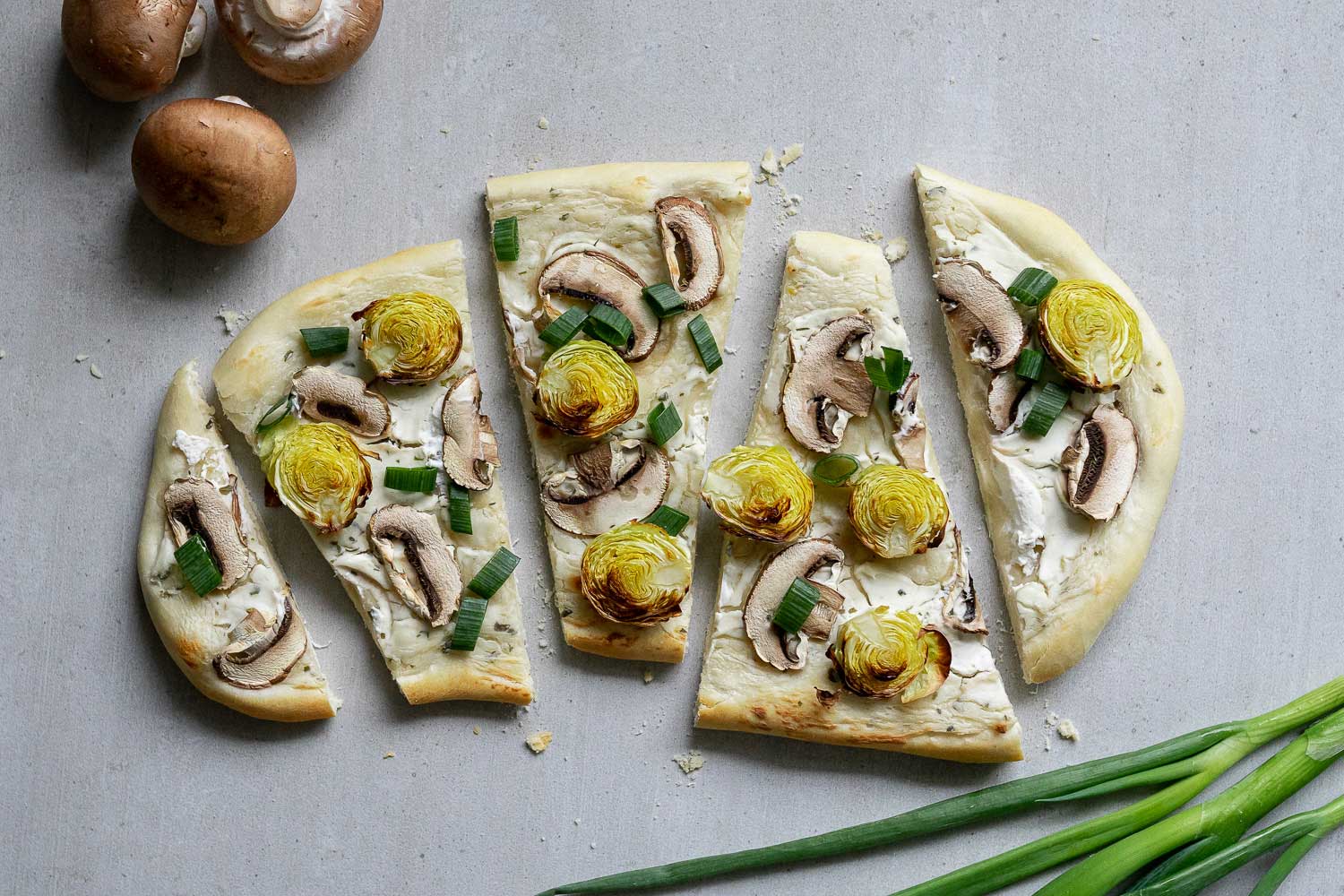 Rezept für veganen Flammkuchen